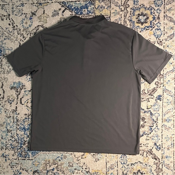 Ben Hogan Men's Performance Solid Polo Shirt Golf Sun Protection Size 2XL Gray - Picture 2 of 3